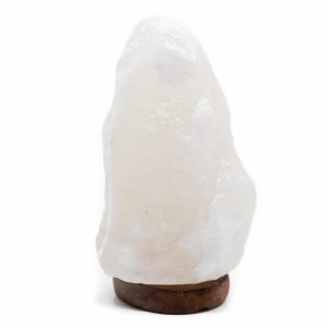 Himalaya Saltlampa Vit (1-2 kg) ca. 15 x 11 x 9 cm