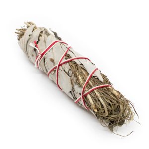 Vit Salvia och Rosmarin Smudge Stick (ca. 8 - 10 cm)