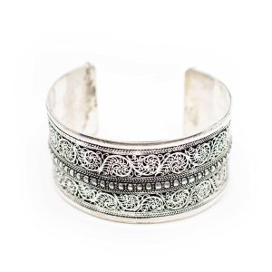 Handgjort Tibetansk Armband "Florality"