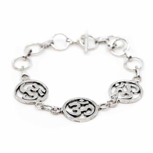 Armband OHM Charms Silverfärgad (18 cm)