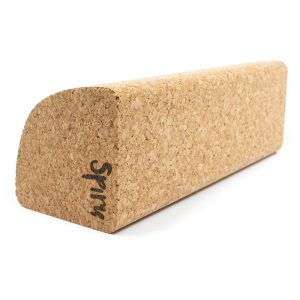 Spiru Yoga Block Eko Kork Halv Rund - 23 x 8 x 8 cm